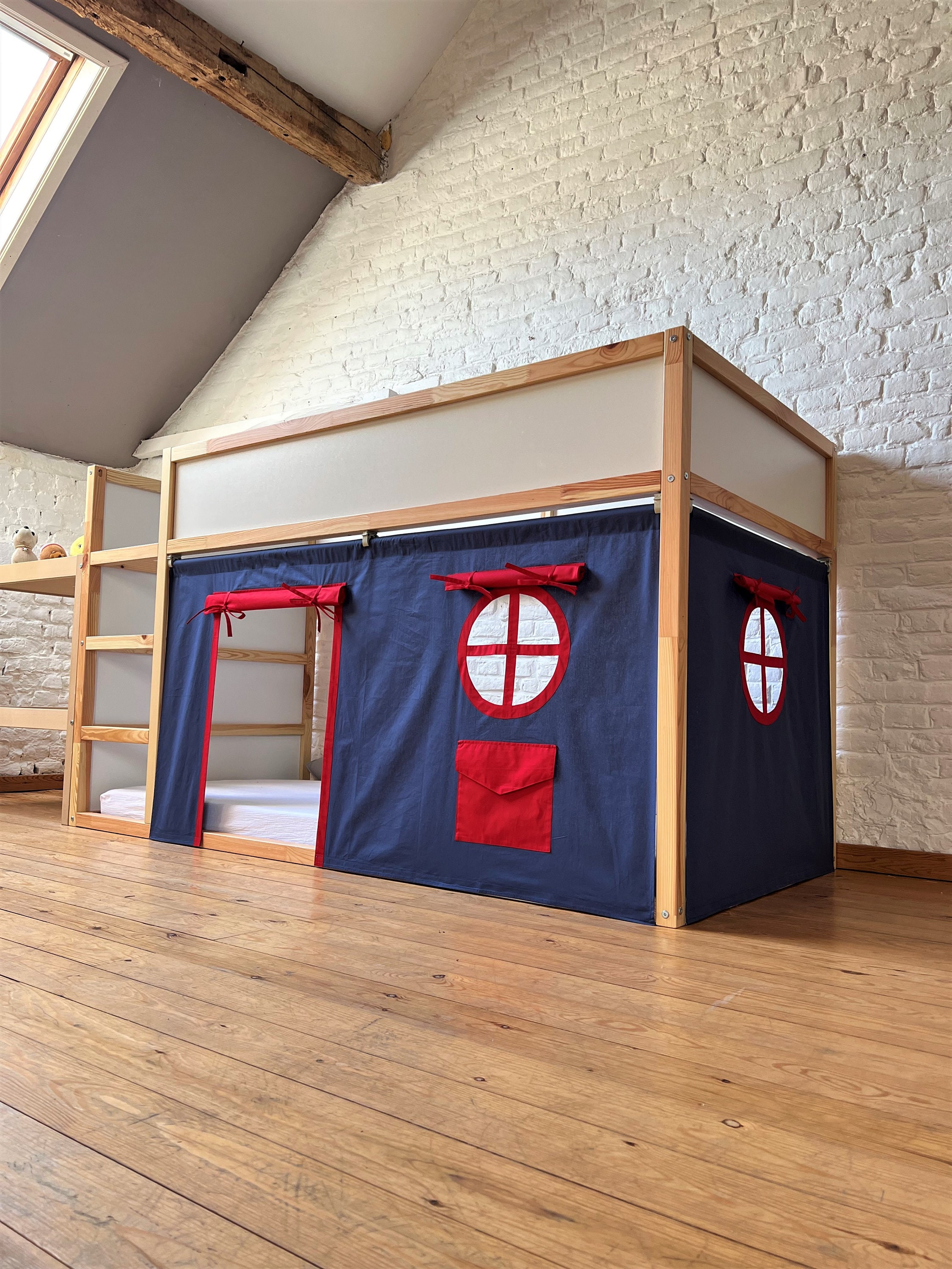 Ikea loft bed tent cheap