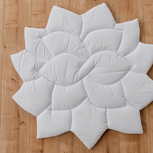 Bloemenspeelkleed, bladspeelkleed, babyspeelkleed, kinderkamervloermat, kinderkamertapijt