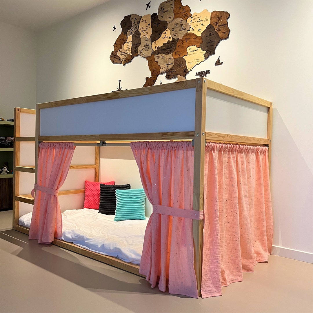 Muslin Ikea Kura Curtain With Glitter Stars,muslin Kura Curtain