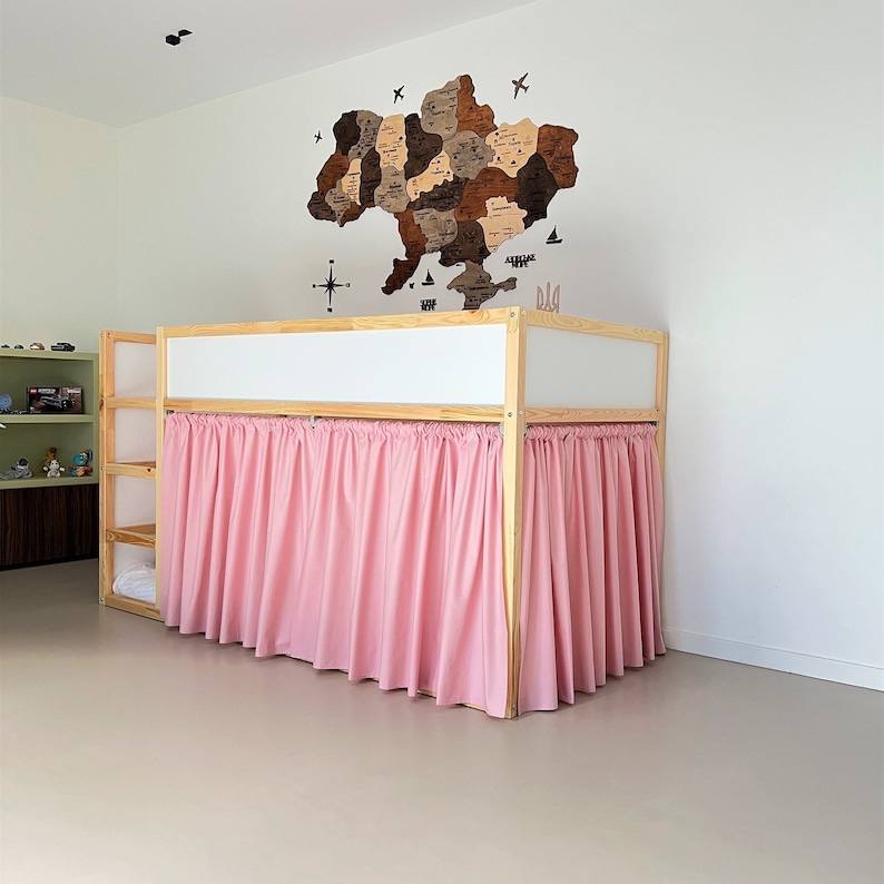 Ikea Kura Curtain Kura Curtains Loft Bed Curtain Ikea Kura Etsy Australia