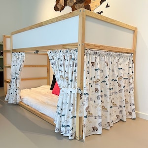 Ikea Kura Vorhang, Kura Vorhänge, Hochbettvorhang, Ikea Kura Bett, Ikea Kura Etagenvorhang, Himmelbett Haus, Betthimmel