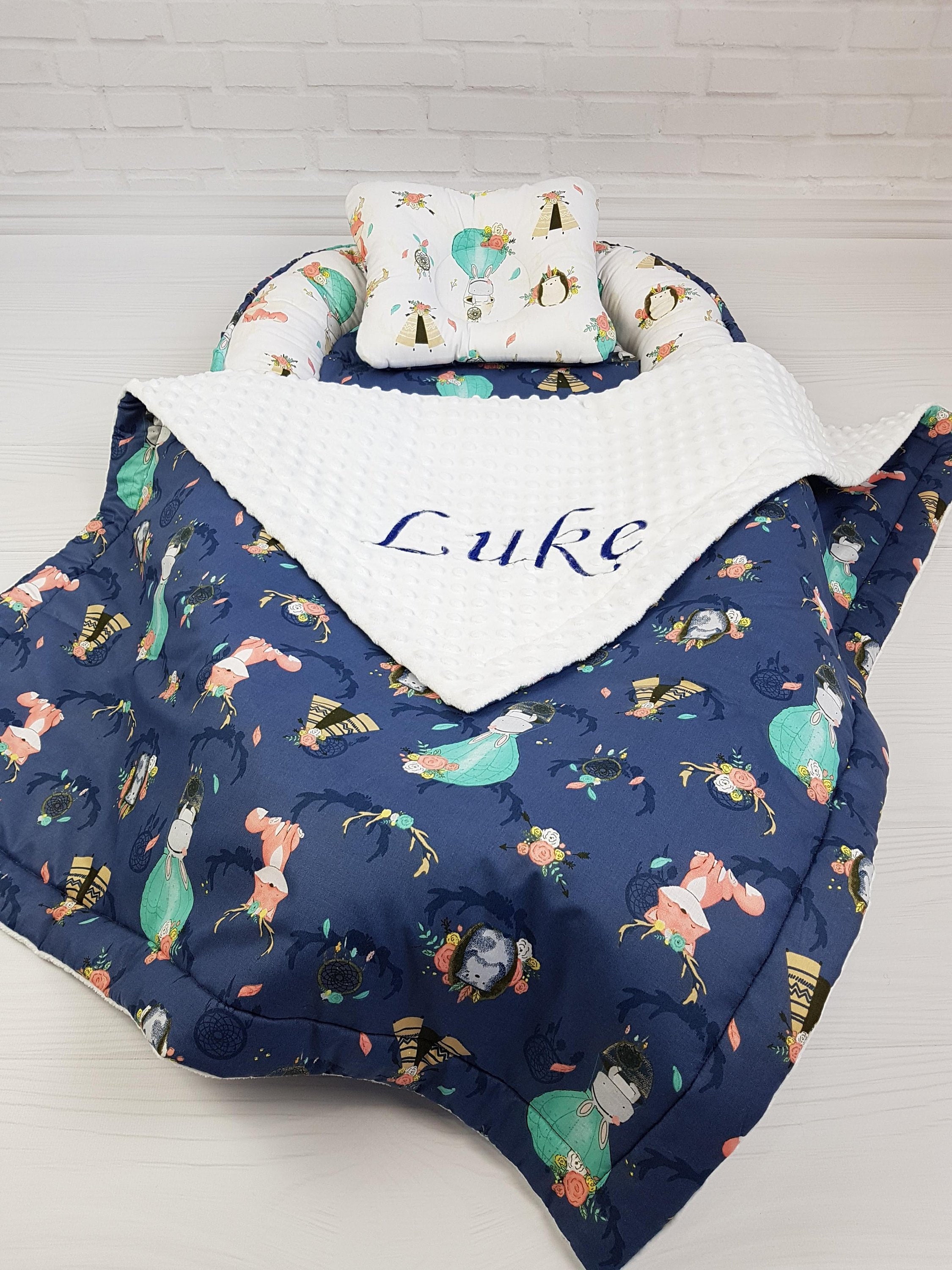 Baby blanket PillowBaby pillowBaby blanketcoverletplush Etsy