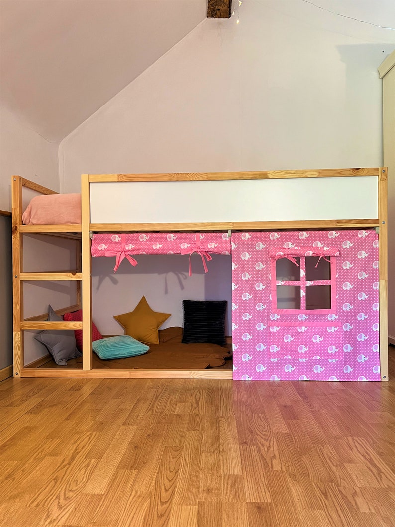 Ikea Kura Curtain Kura Curtains Loft Bed Curtain Ikea Kura Etsy