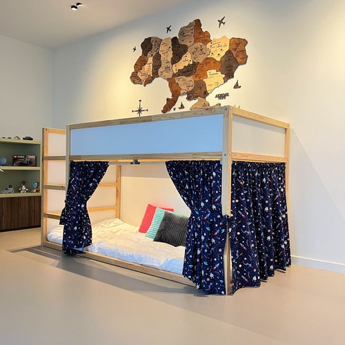 Ikea Kura Curtains Kura Curtains Bed Canopy Ikea Kura Bed Etsy Canada