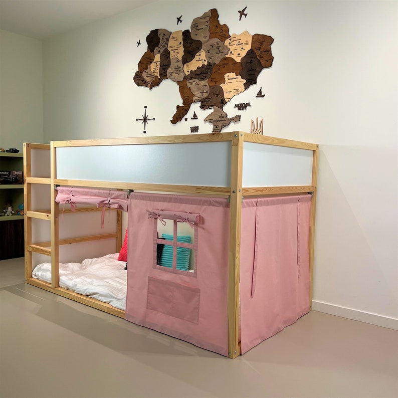 Ikea Kura Curtain Kura Curtains Loft Bed Curtain Ikea Kura Etsy