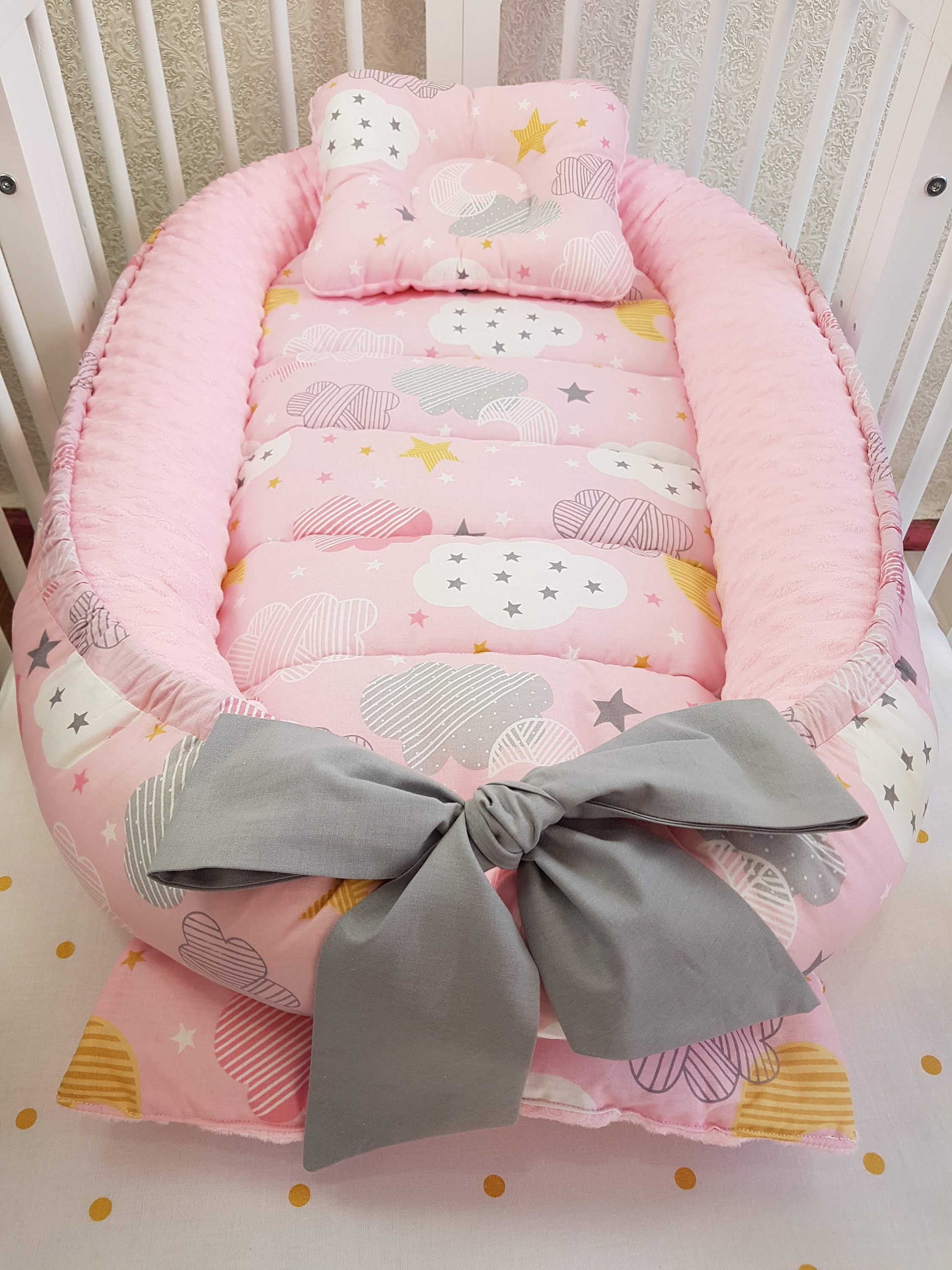 Double-sided Babynest Baby Nest Baby Lounger Baby | Etsy