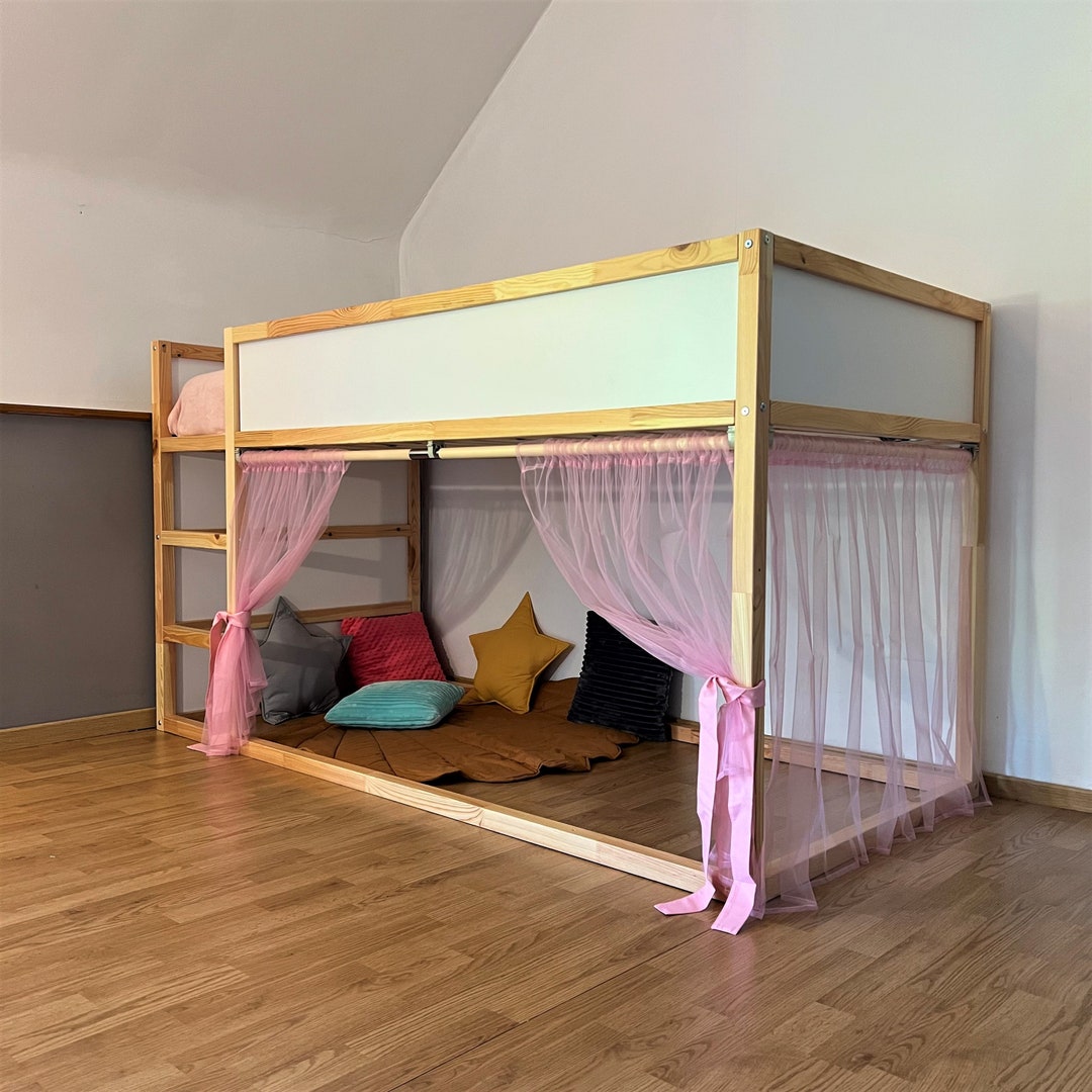 Ikea Kura Curtain, Kura Curtains, Loft Bed Curtain, Ikea Kura Bed, Ikea
