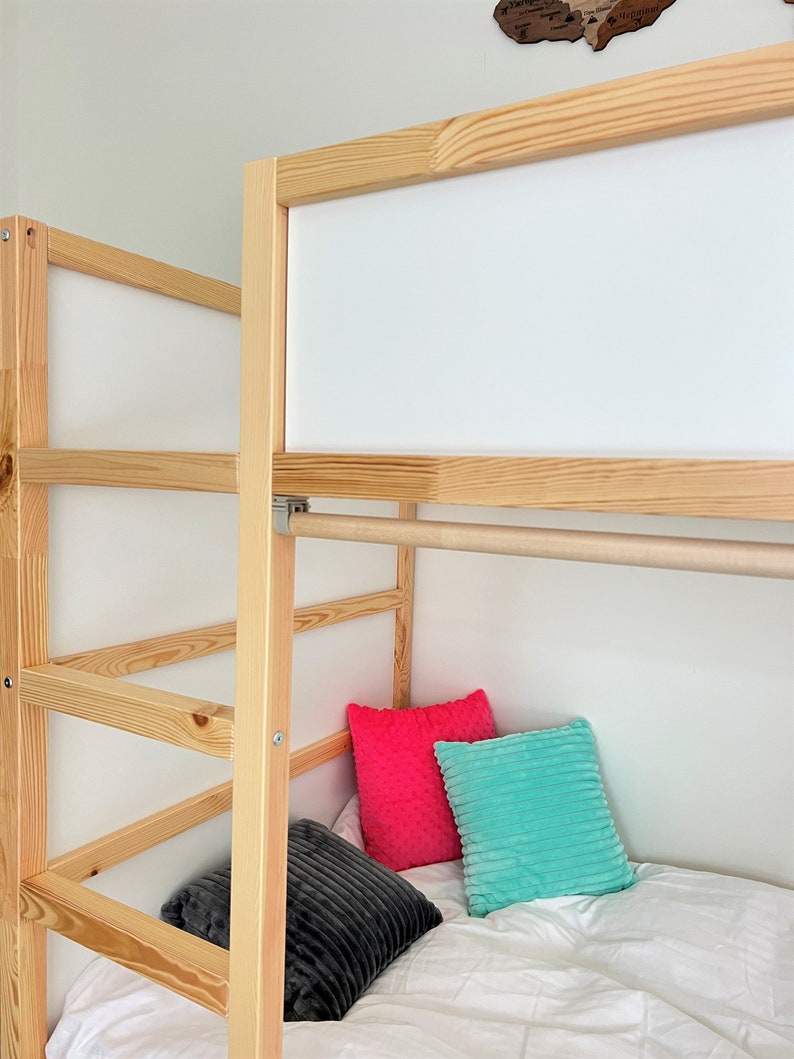 Ikea Kura Bed Curtains Rod Wooden Rod for Ikea Kura Curtains Etsy