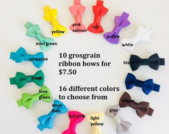 hair bow ribbons etsy