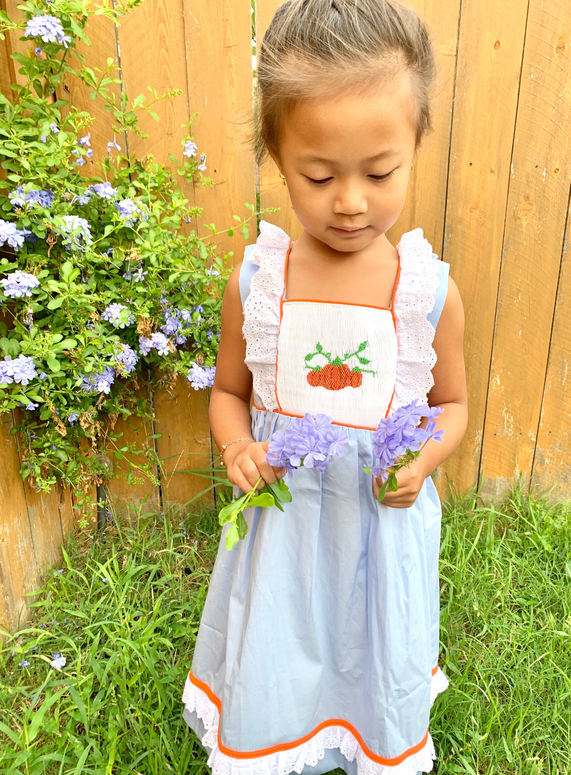 smocked thanksgiving dress