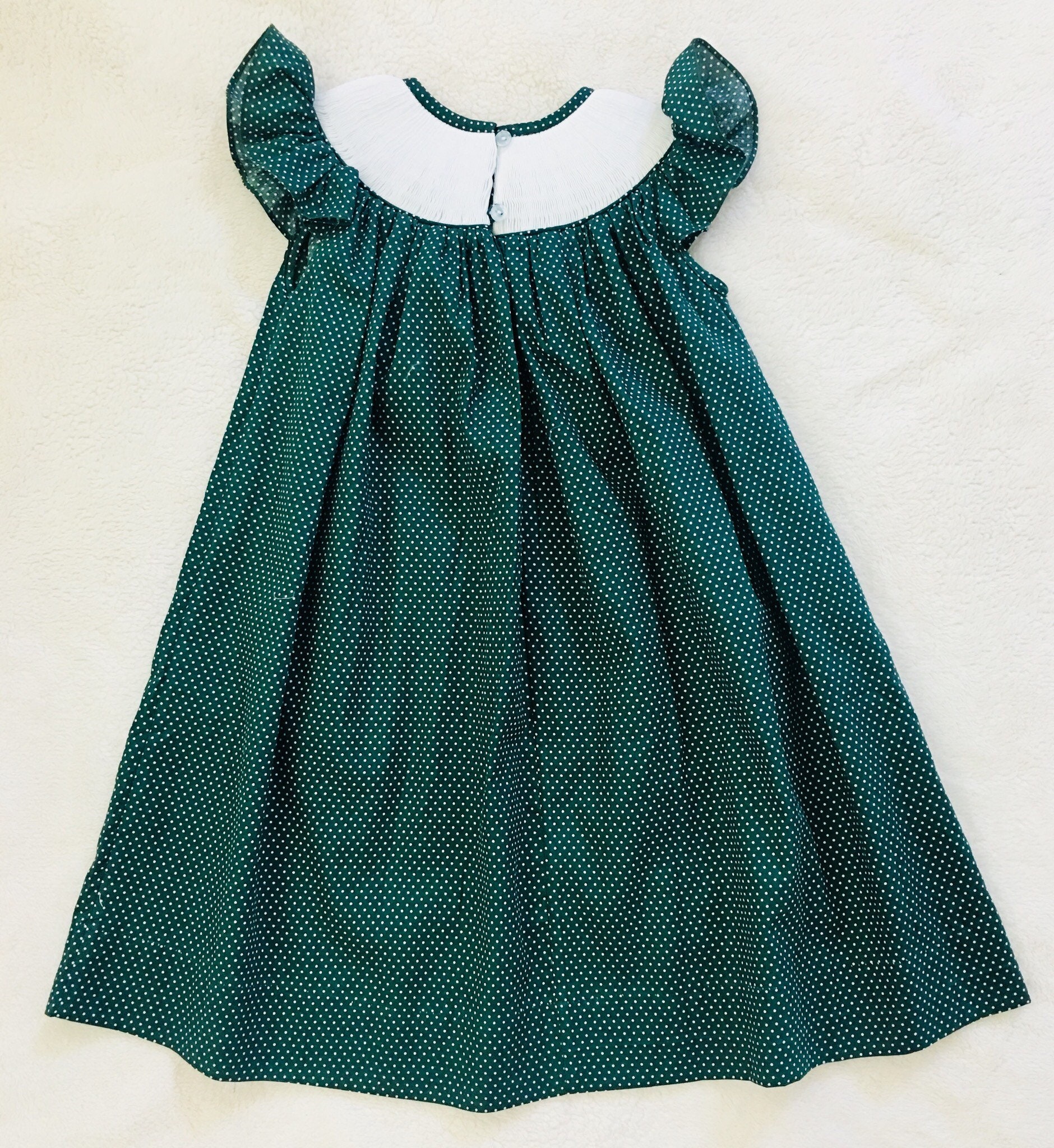 Christmas Smocked Dress 