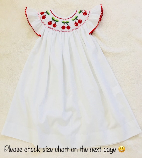valentine's day smocked dress
