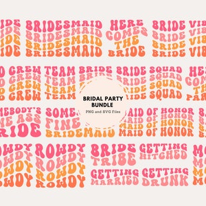 Good Vibes, Retro Braut, Bachelorette Party Bundle, Brautparty, Shirts, Braut Team, Brautjungfern, Brautparty, Hochzeit, SVG, PNG