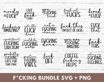 Zweerbundel SVG, grappige onbeleefde volwassen SVG-bestanden voor Cricut, png