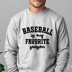 Le baseball est ma saison préférée Svg, fichier de coupe baseball, idées cadeaux, Cricut, fichiers numériques