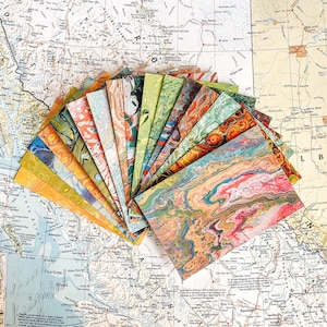 acrylique pour cartes postales | acrylique pour peinture | cartes postales glacées de 6 x 4 po. | cartes postales individuelles | acrylique coulée | cartes postales