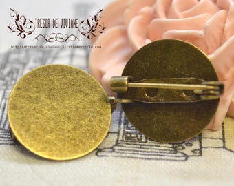 Set of 5 Bronze brooch, pendant, jewelry, charms