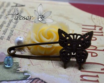 Set of 2 butterfly, supports, prong