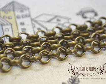Bronce de 6 mm, cadenas, joyas, manual