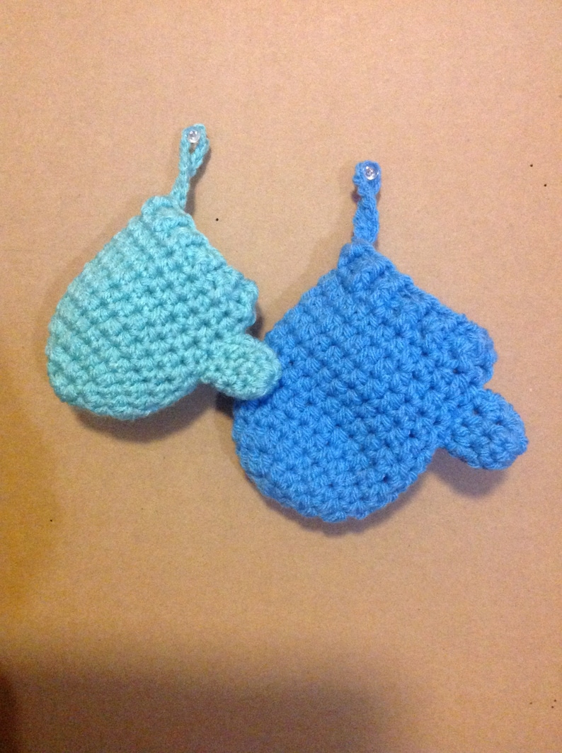 Little Mitten Ornament Duo
