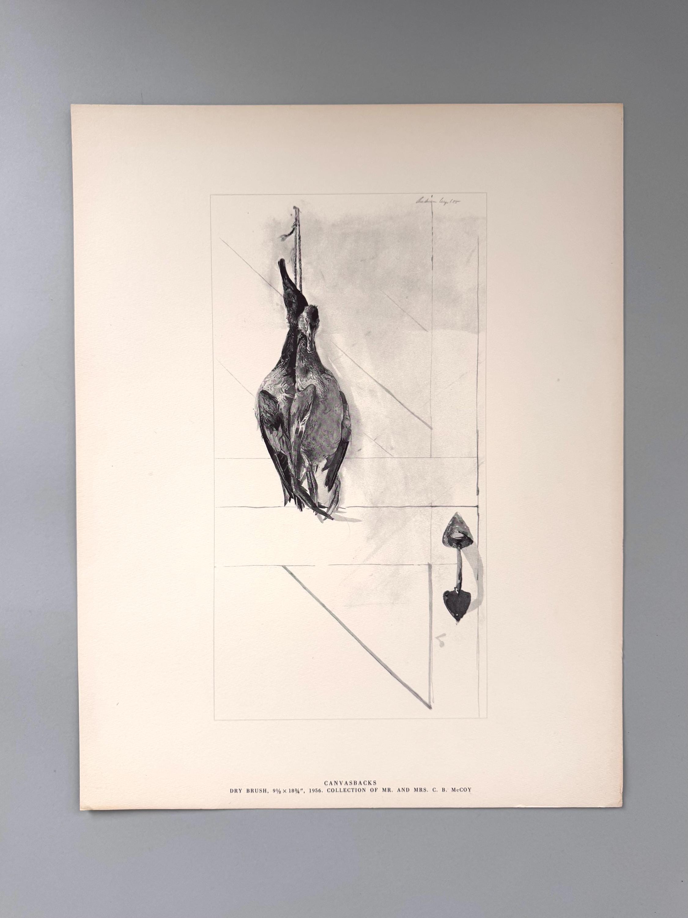 Vintage Andrew Wyeth Original 1960s Lithographs Andrew Wyeth Art
