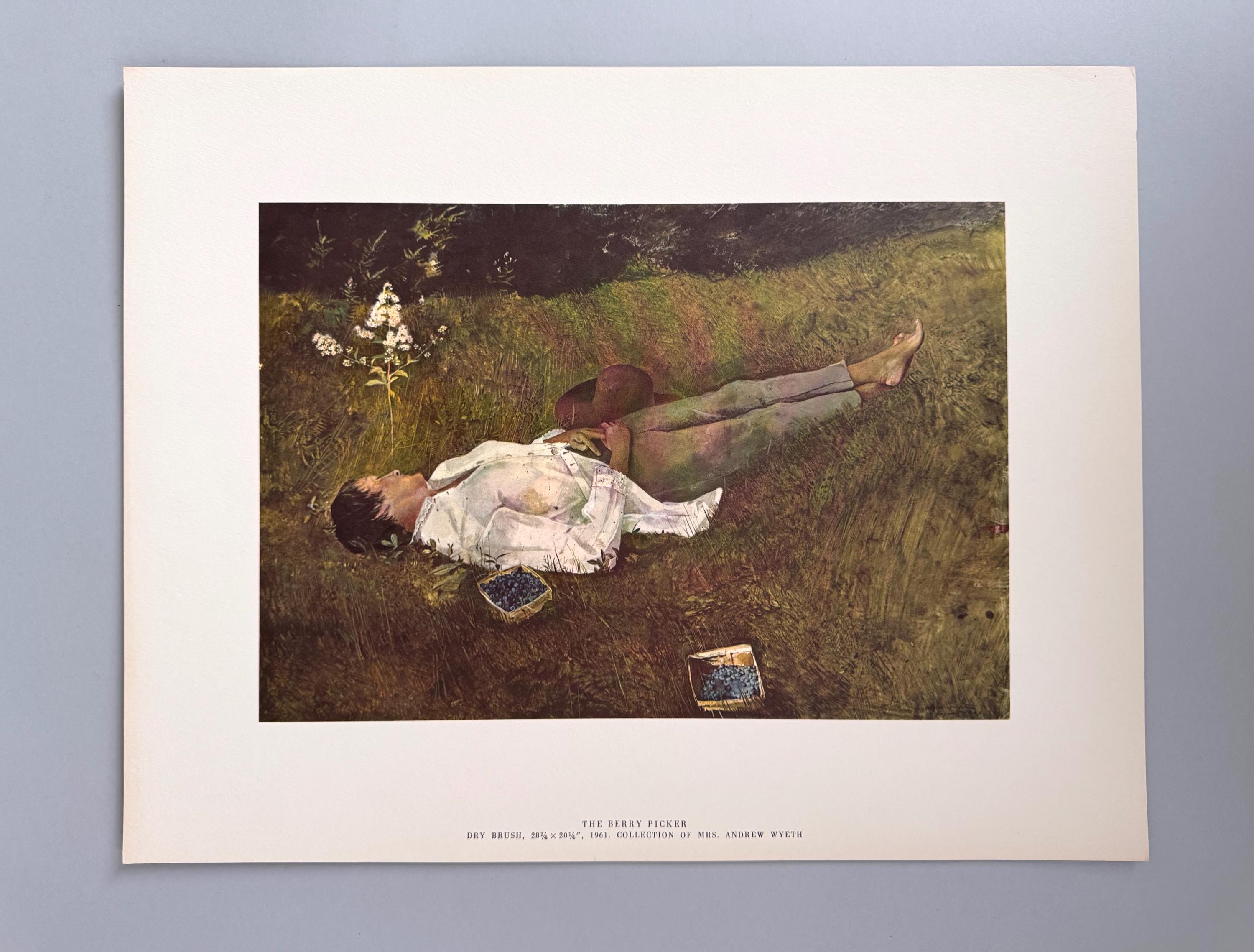 Vintage Andrew Wyeth Original 1960s Lithographs Andrew Wyeth Art