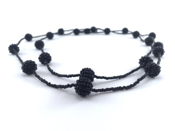 Flapper Necklace Little Black Dress Accessory Fune