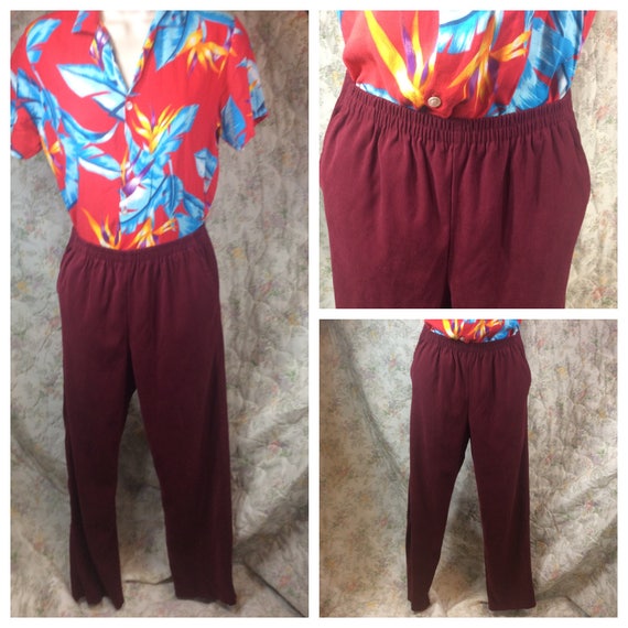 80s retro pants