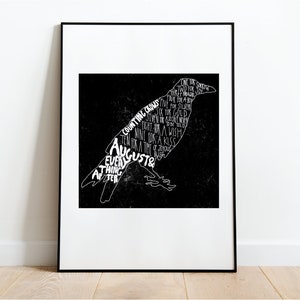 Original Art Print from Counting Crows Album August and Everything After - Digital Artwork from Original Hand Drawn Art - 10.5x10.5&quot;