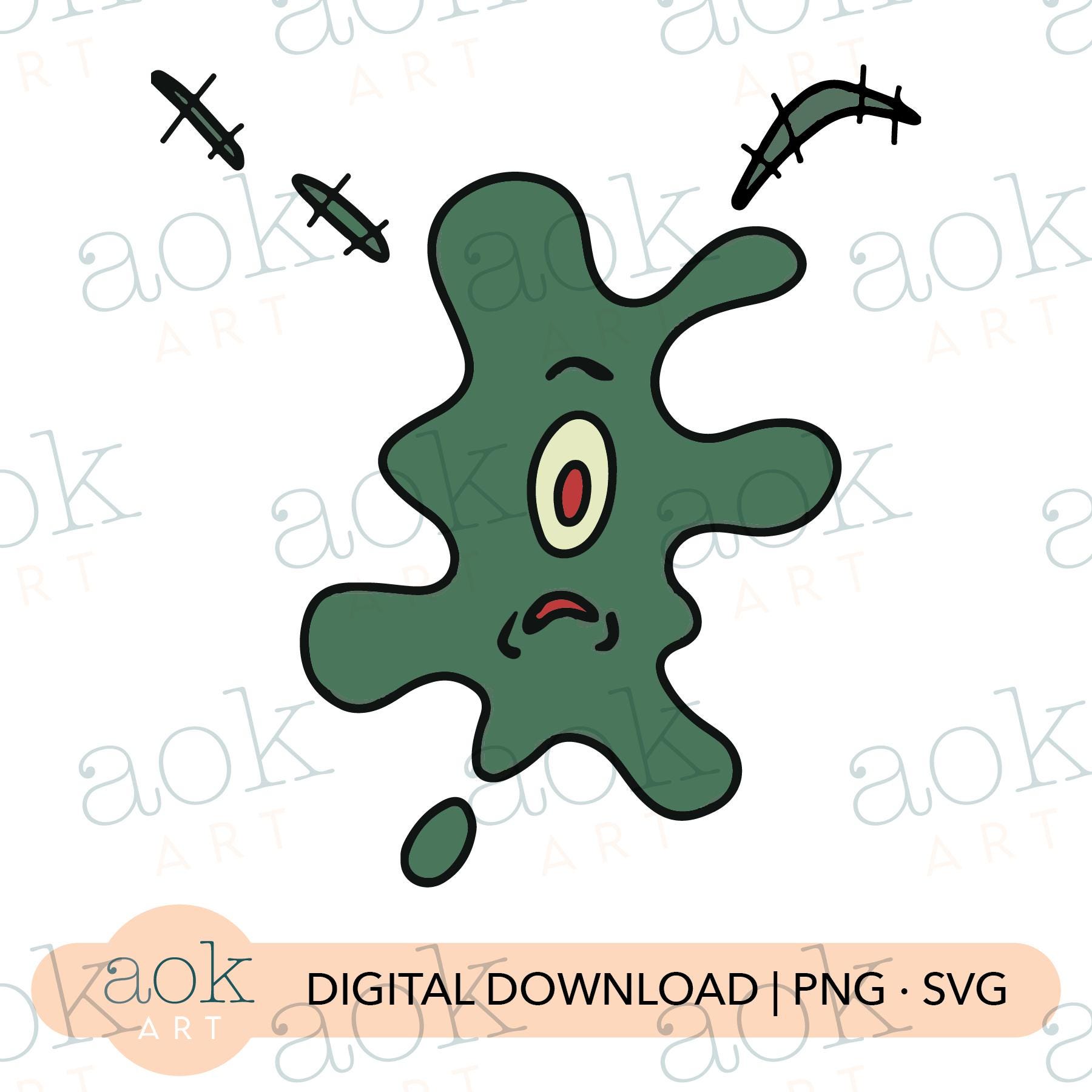 Spongebob plankton - Etsy 日本