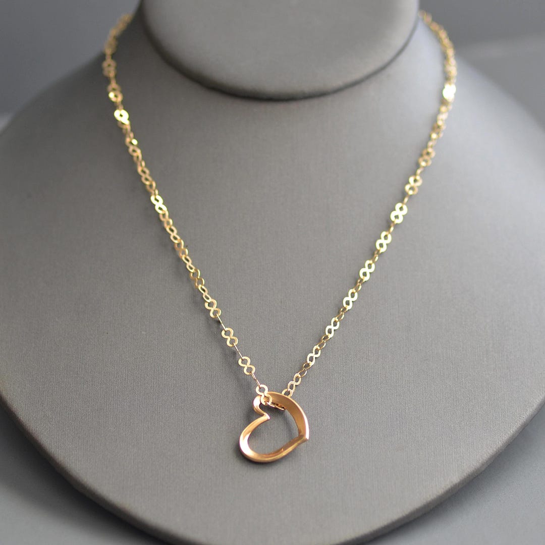 ◆VINTAGE HOLLYWOOD◆ Heart Ball Chain NecklaceVH25NNNE104V Vintagenecklace3_1800x1800.jpg