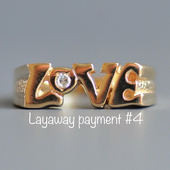 SOLD SOLD Layaway payment #4 - Vintage diamond "LO