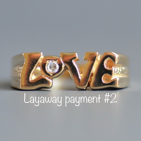 SOLD SOLD Layaway payment #2 - Vintage diamond "LO