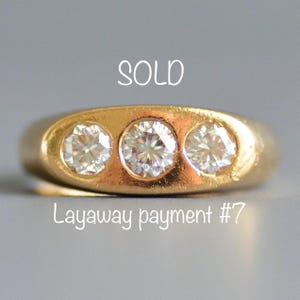 SOLD SOLD Layaway Payment #7 Vintage Ctw Brilliant Cut