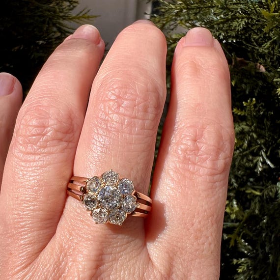 アンティークビクトリア朝時代 2.46カラット オールドマインカット