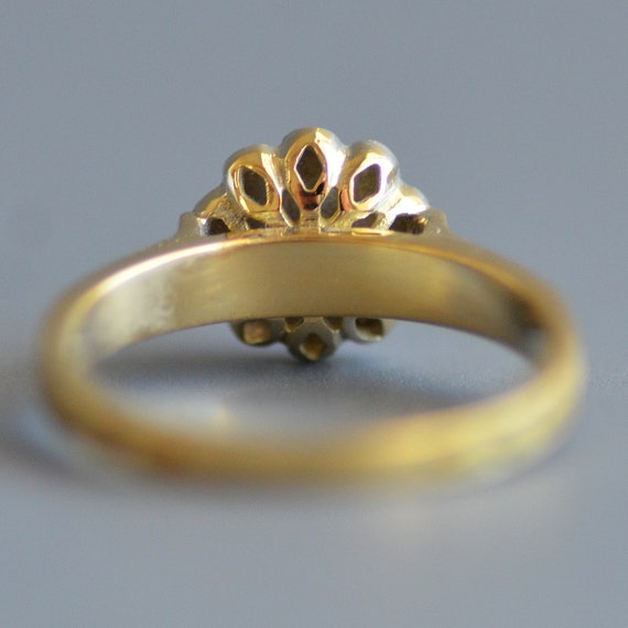 Antique Georgian period rose cut diamond ring mar… - image 4