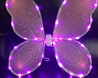 pink wings party gown