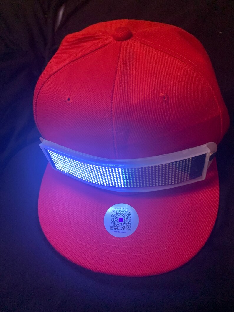 Programmable LED Hat Etsy