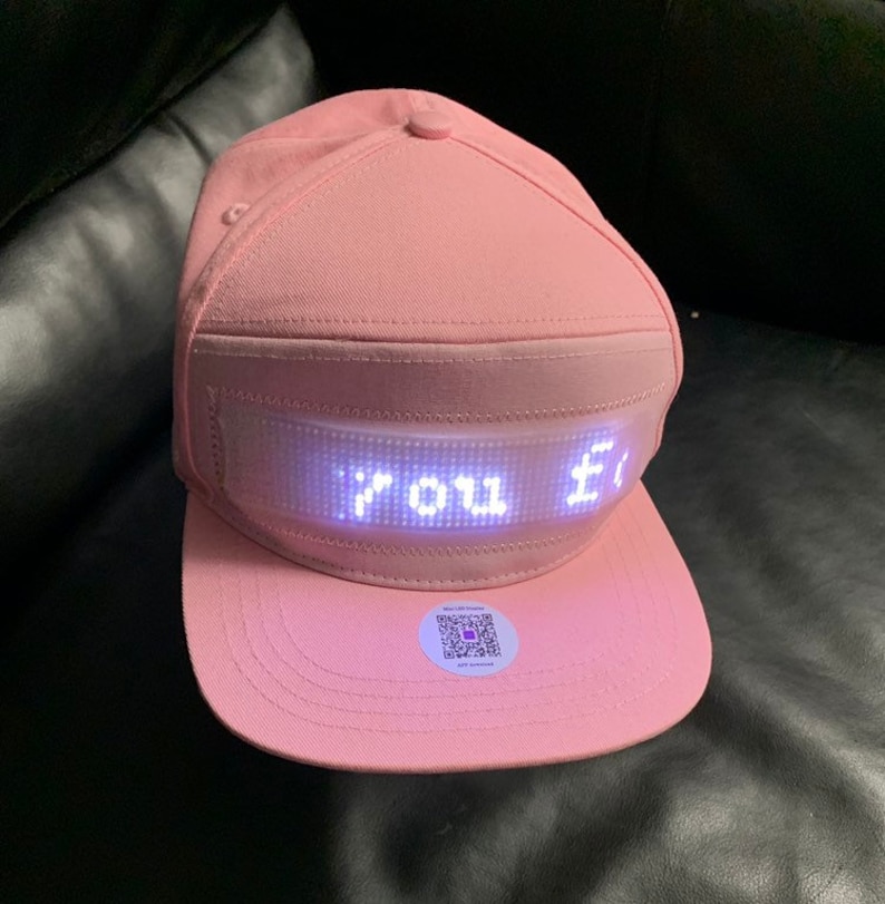 Programmable LED Hat Etsy