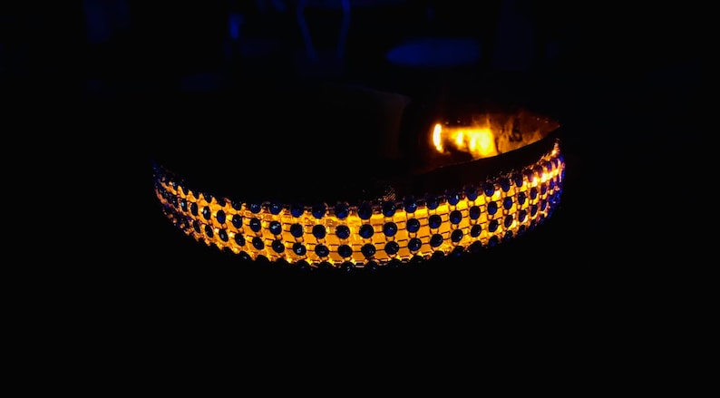 Yellow Rhinestone Choker