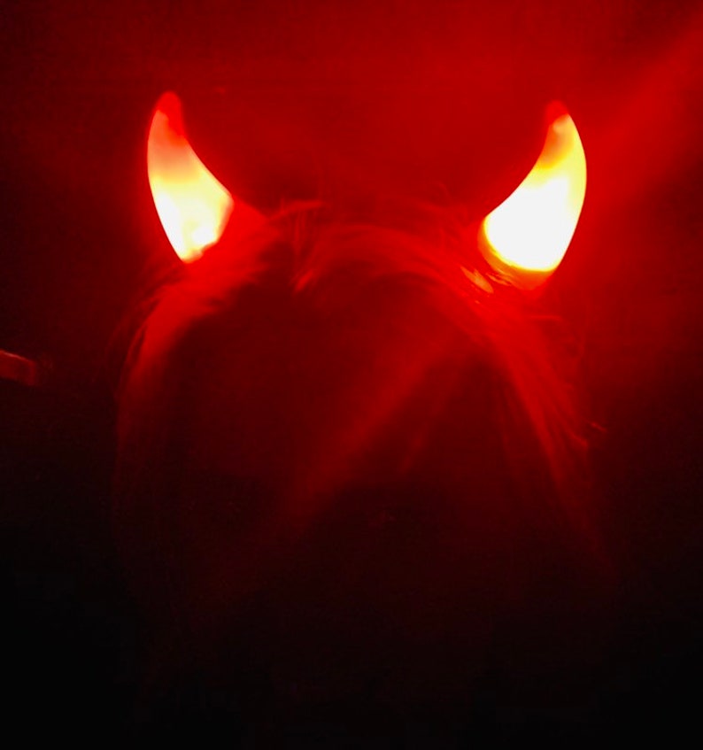 LED Devil horns Etsy