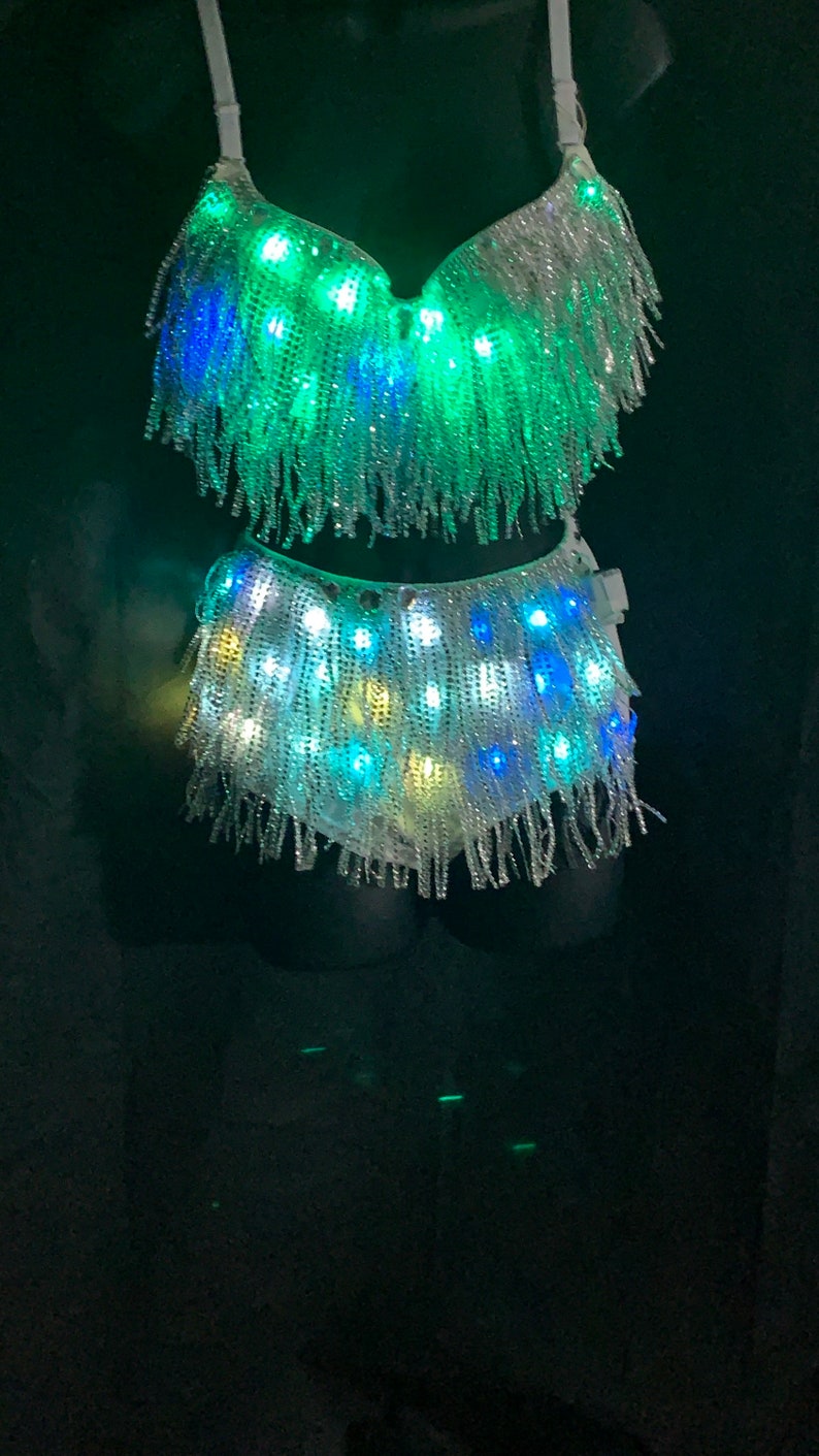 LED Bra /& Shorts Set