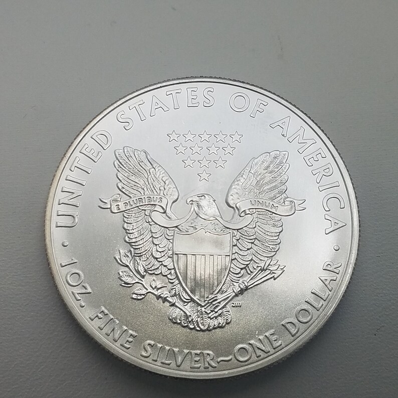 Silver Coin, 1 Oz Silver Coin, 2008 Silver Coin, 2008 Silver Eagle ...