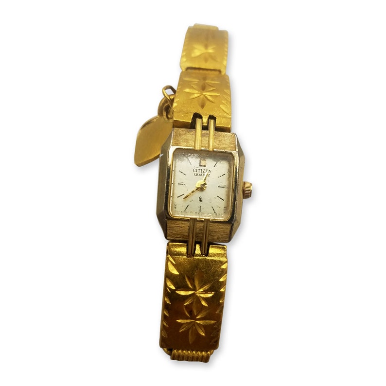 24k Vintage Gold Citizen Watch, Solid Yellow Gold Citizen Watch, Gift for Her, Perfect Gift Free Shipping image 1