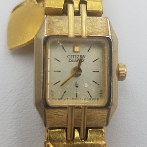 24k Vintage Gold Citizen Watch, Solid Yellow Gold Citizen Watch, Gift for Her, Perfect Gift Free Shipping image 4