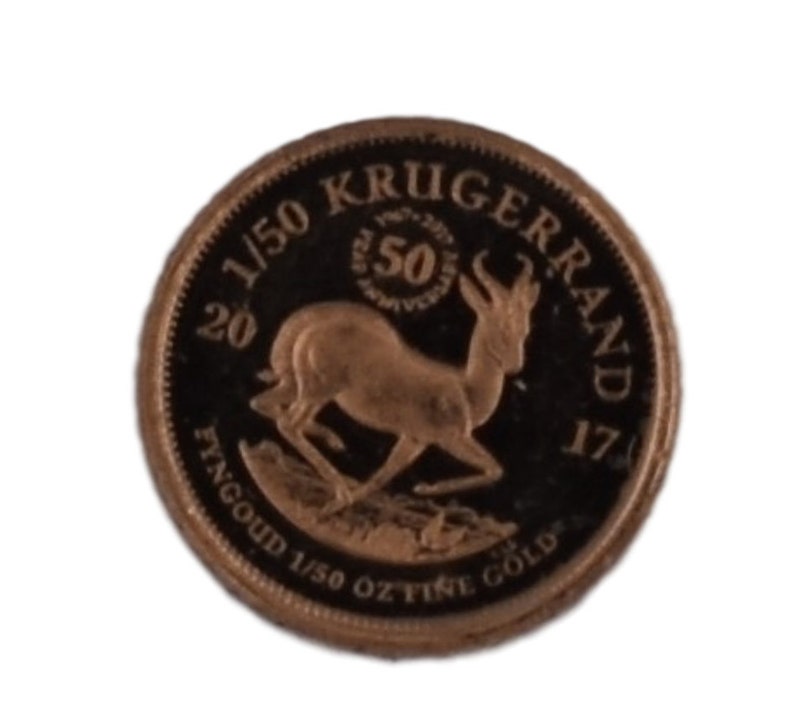 Gold Investment .02 Oz Gold Krugerrand Gift For Him Gold Krugerrand Small Gold Coin 150th Oz Gold 150th Oz Gold Investment