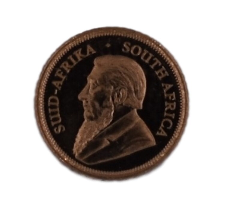 Gold Investment .02 Oz Gold Krugerrand Gift For Him Gold Krugerrand Small Gold Coin 150th Oz Gold 150th Oz Gold Investment