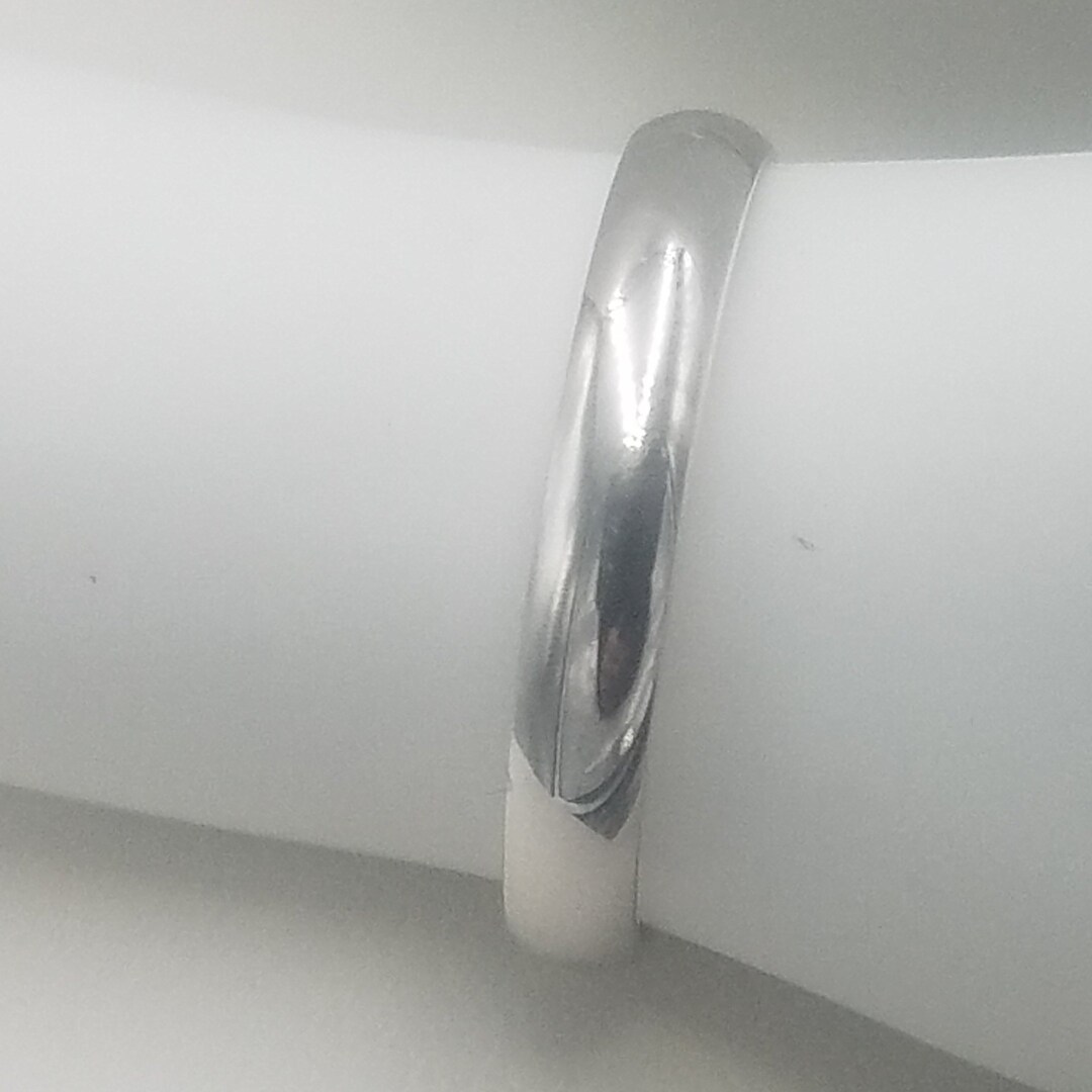 Wedding Band, Men's Wedding Band, 14k Wedding Band, 14k White Gold