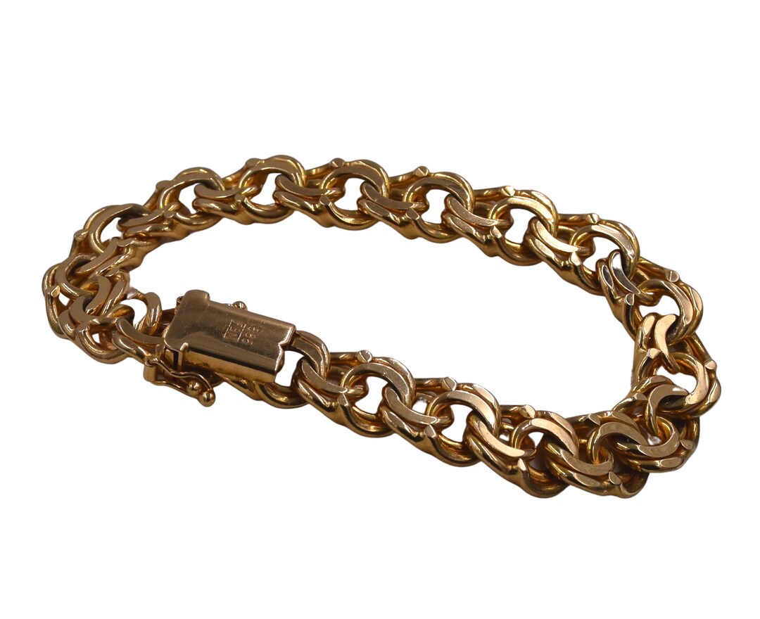 Gold Bracelet, 14k Gold Chain Bracelet, Woman's Bracelet, Gift for Her