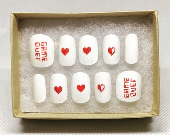 Acrylic & press on nails | Etsy